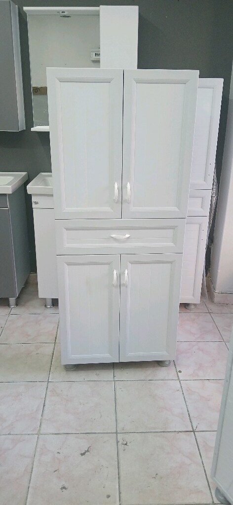 Banyo dolabi sifir ürün 60x145x38 cm - 6
