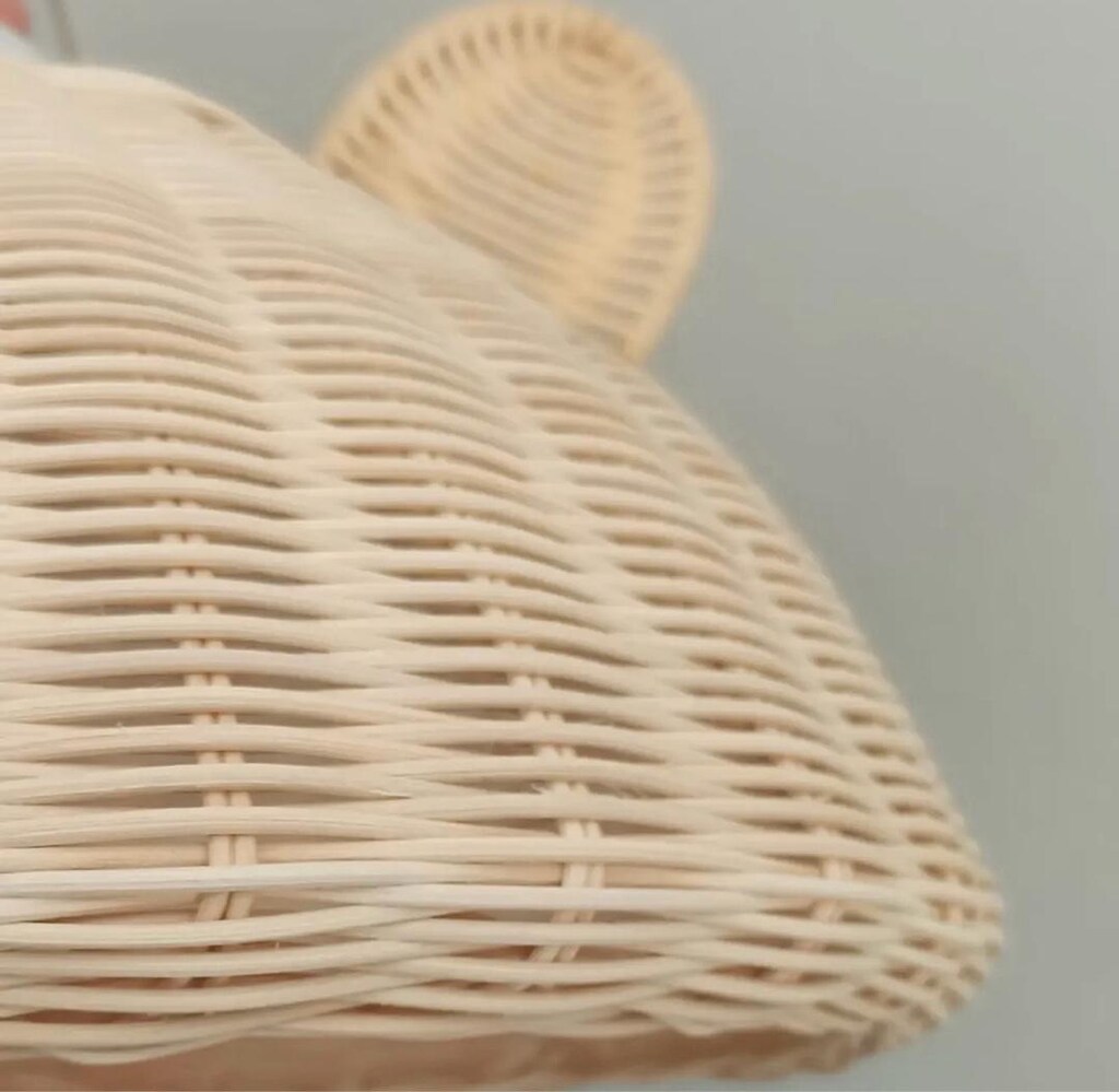 Rattan ayıcık avize - 2
