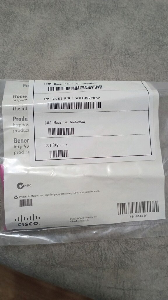 Cisco GLC-SX-MMD= Orijinal SFP Modül – Sıfır / Kapalı Ambalaj - 3