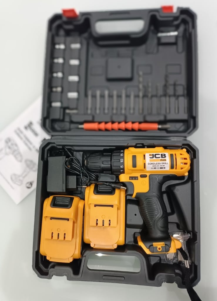 DARBELİ ŞARJLI MATKAP ÇİFT AKÜ TAM SET - 3