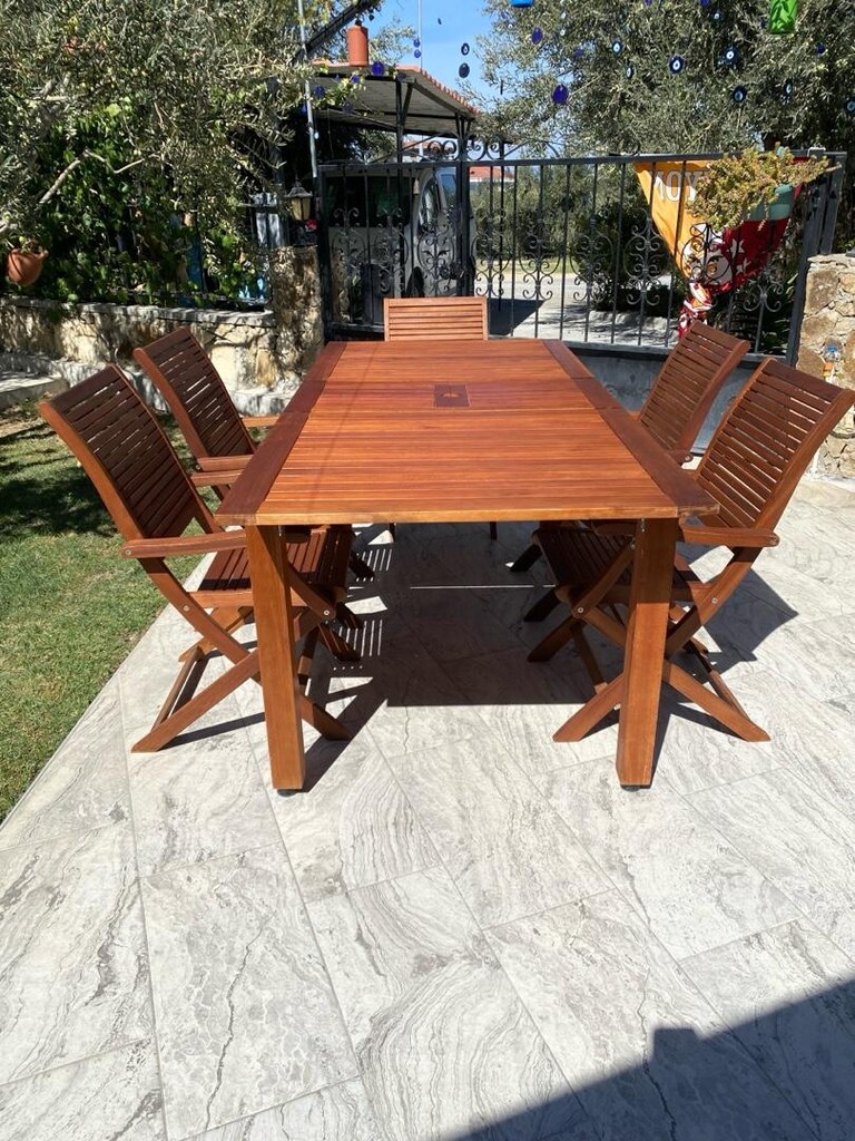 Teak Masa Takımı - 2