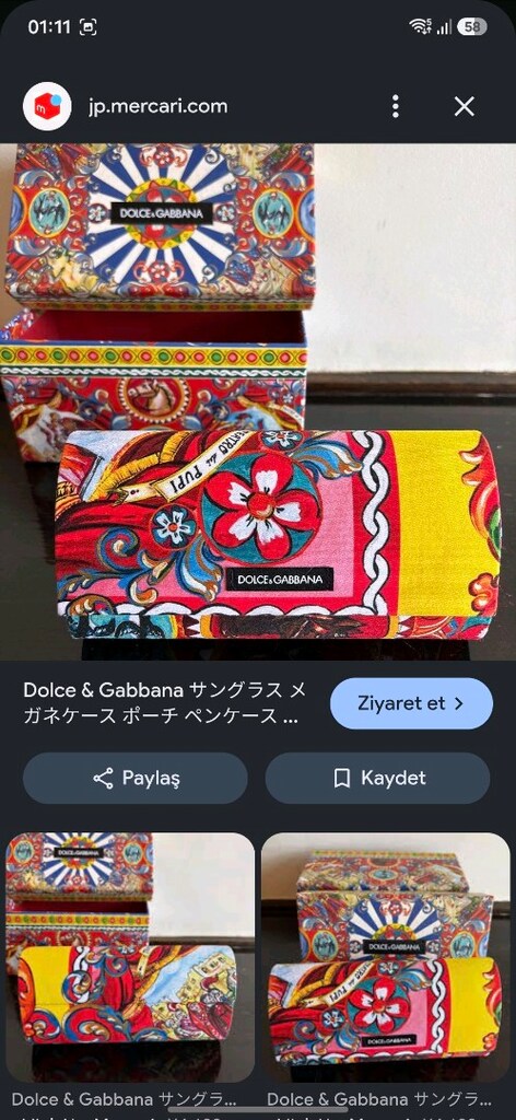 Dolce Gabbana Orijinal gözlük kutusu - 9