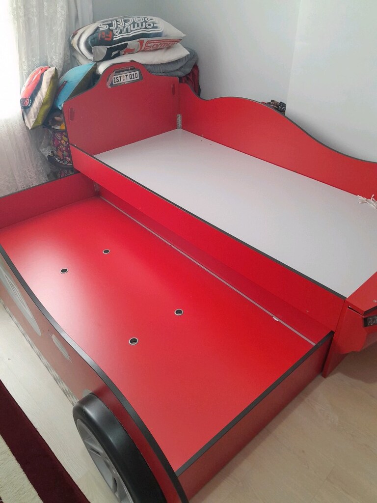 Çilek Mobilya Arabalı Yatak (İkili) - 5