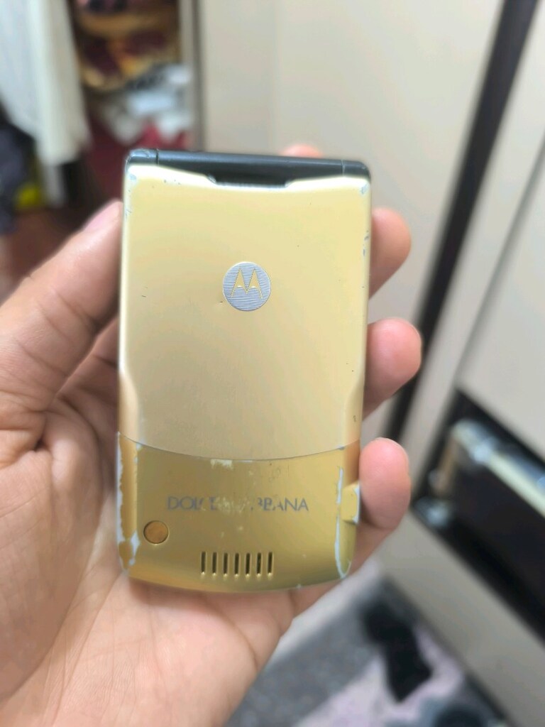 orj Motorola V3i dolce Gabbana özel seri çift ekranlı kapaklı kayıtlı - 4