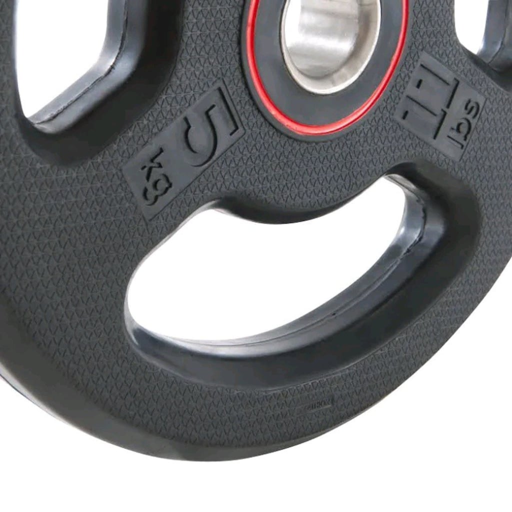 Decathlon Corength Domyos Kauçuk Ağırlık Plakası - 5 Kg - 28 Mm Sap - 6