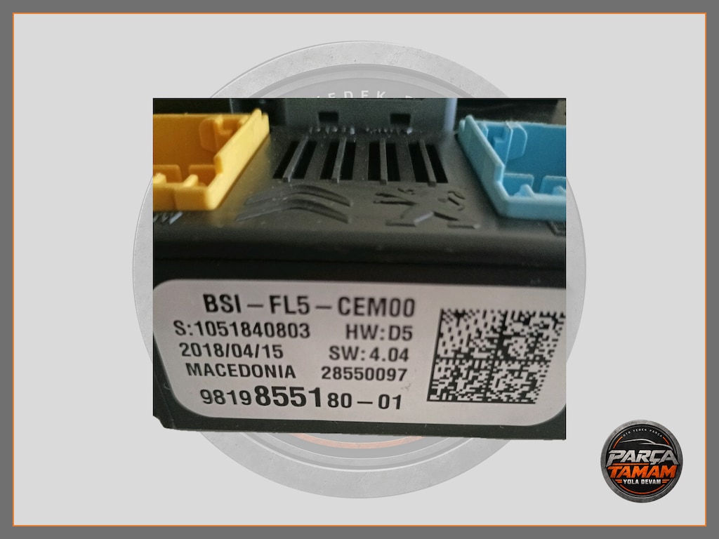 PEUGEOT BSİ BEYNİ SİGORTA KUTUSU 9819855180 3008 5008 JUMPY EXSPERT 3 - 2