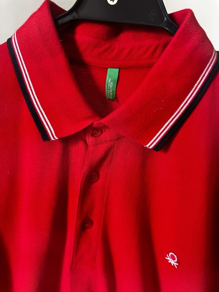 Benetton Orijinal Polo Yaka XL beden kısa kollu Tshirt