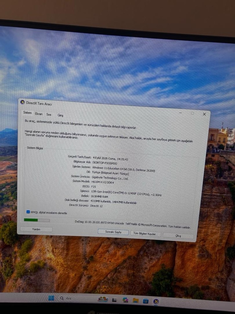 RTX 4060 + i5-12400F | 1TB SSD | 16GB RAM | 200Hz Monitör | Komple Set - 9