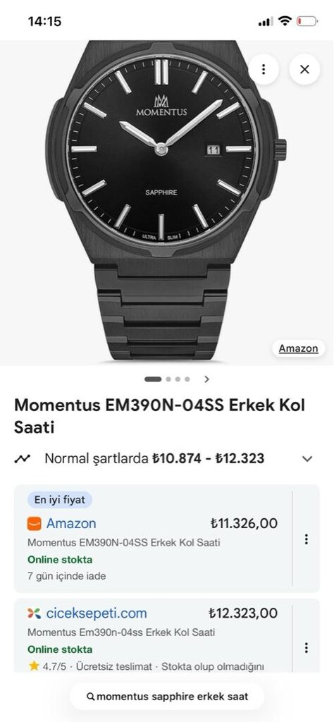 momentus erkek saat - 5