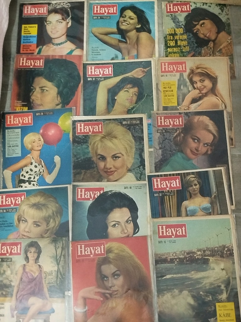 HAYAT DERGİLERİ, 41 adet, farklı yıllardan , kondisyonları oldukça iyi - 2