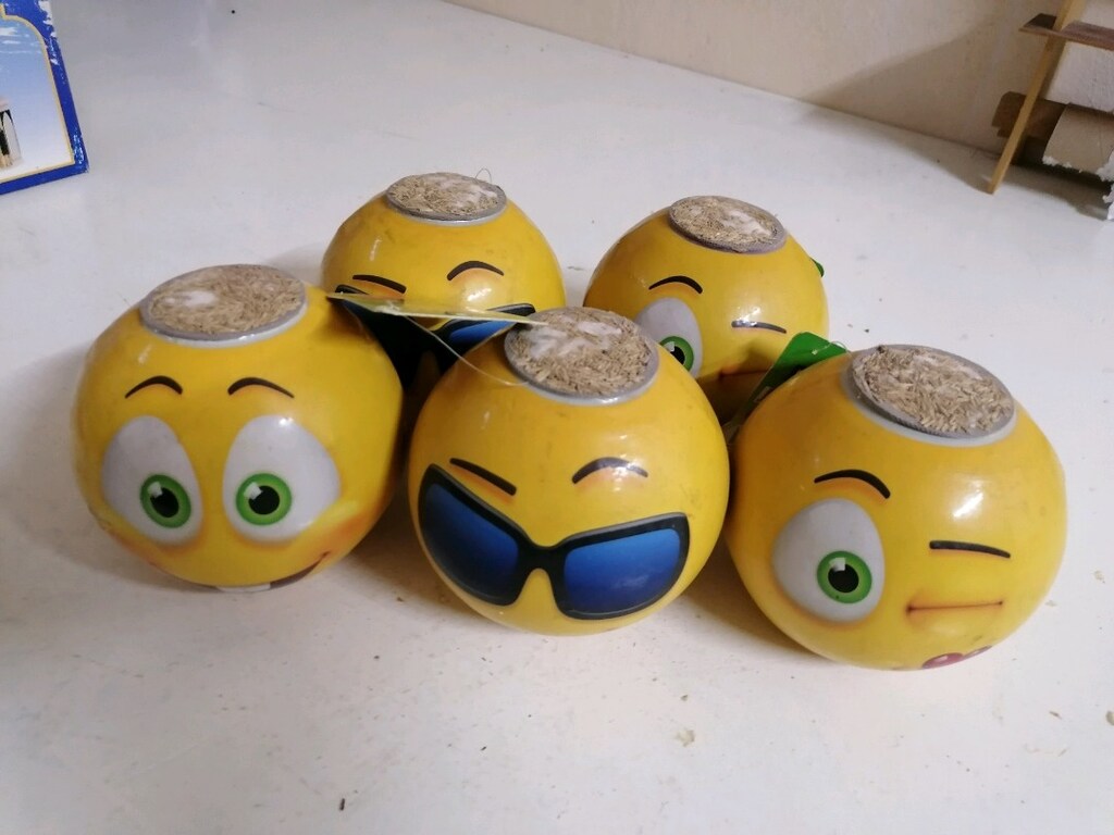 EMOJİ ÇİM ADAMLAR, 5 adet birden - 2