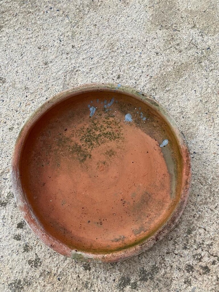 toprak saksı tabağı ile beraber - 2