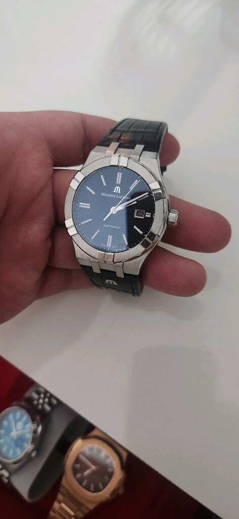 ML-AI6008SS001330-1 Siyah Erkek Kol Saati Maurice Lacroix ML-AI6008SS - 3