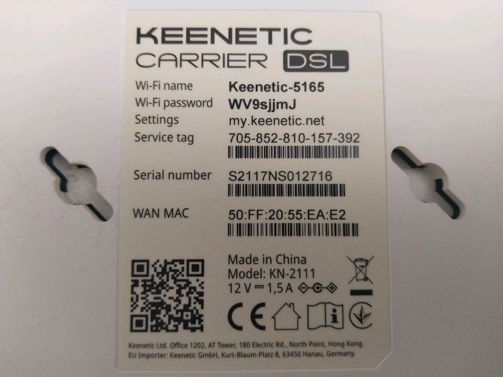 Keenetic carrier dsl fiber modem - 2