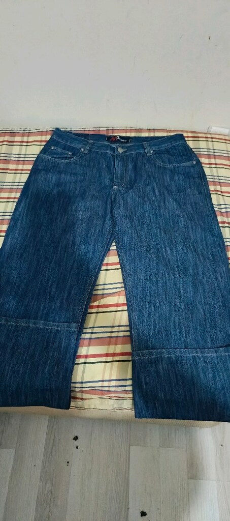 sıfır kot pantolon bol paça 50bden - 3