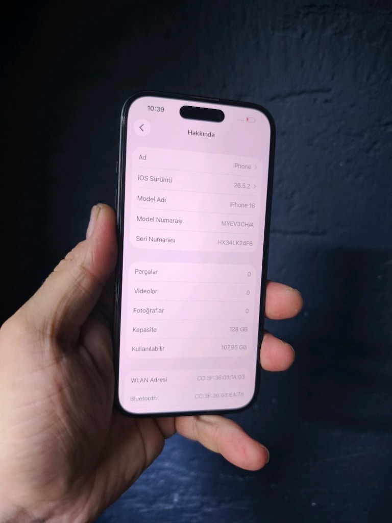 YURTDIŞI İPHONE 16 128 GB - 4