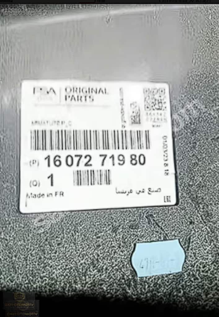 PEUGEOT 208 ARKA TAMPON DARBE EMİCİ 1607271980 - 2