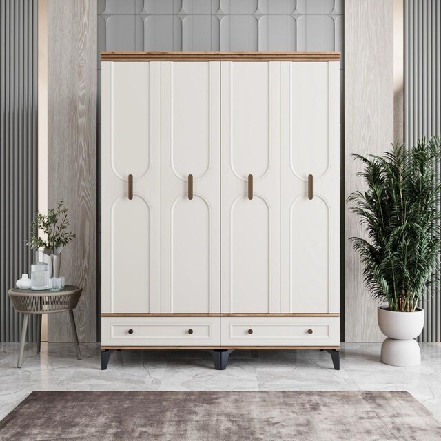 LOREN 4 KAPAKLI %100 MDF GARDROP
