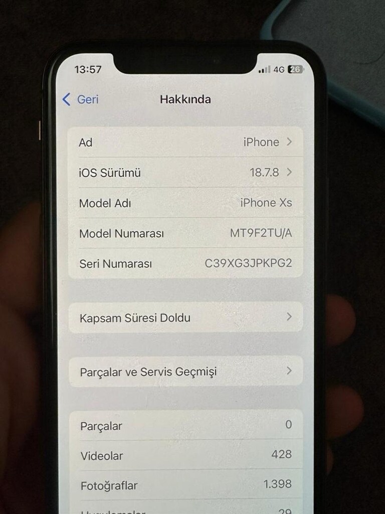 İphone Xs TR 64 gb - 6