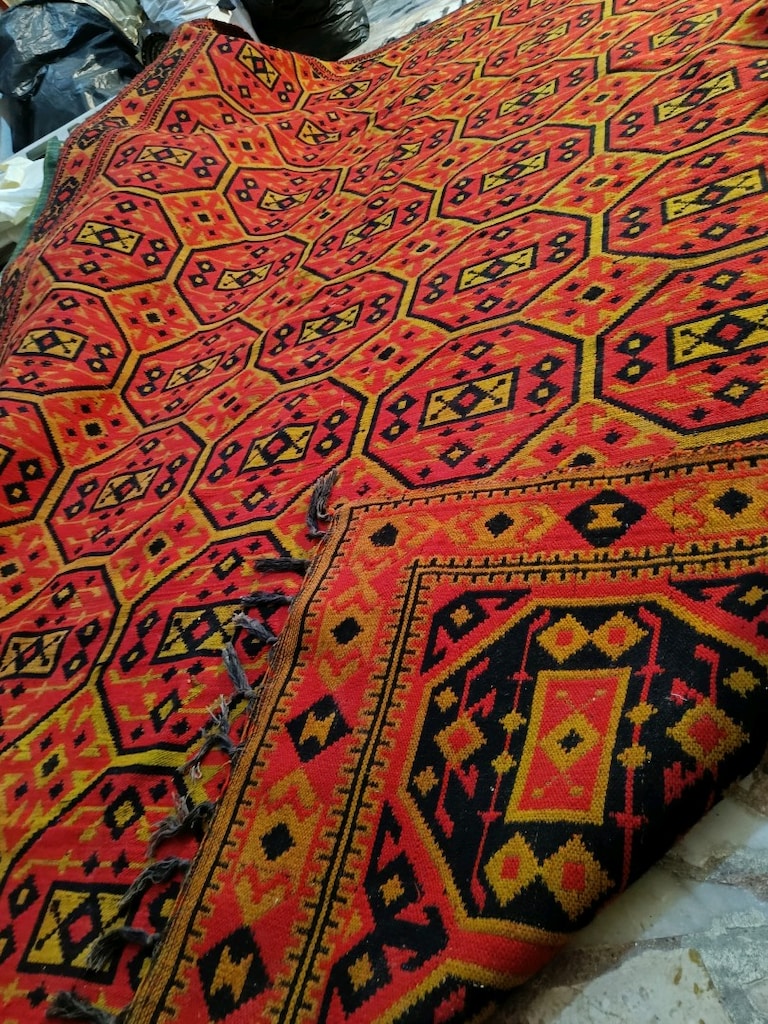 Antika Kafkas Kilimi - 8m² Dev Boyut (Rus/Kiril Etiketli) • Koleksiyon - 2