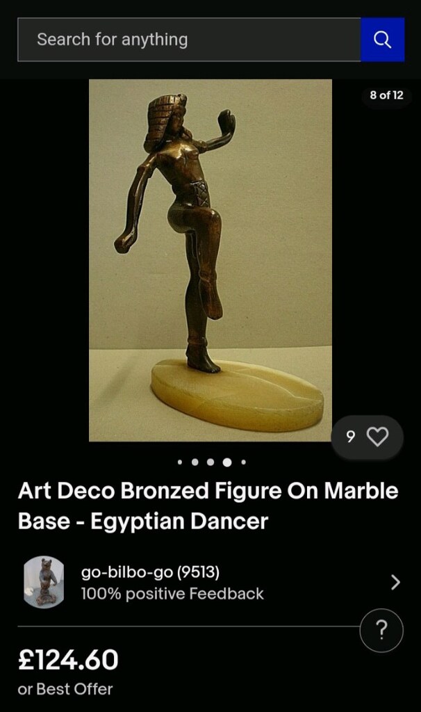ANTİKA, BRONZ "DANCİNG CLEOPATRA" BİBLO - 2