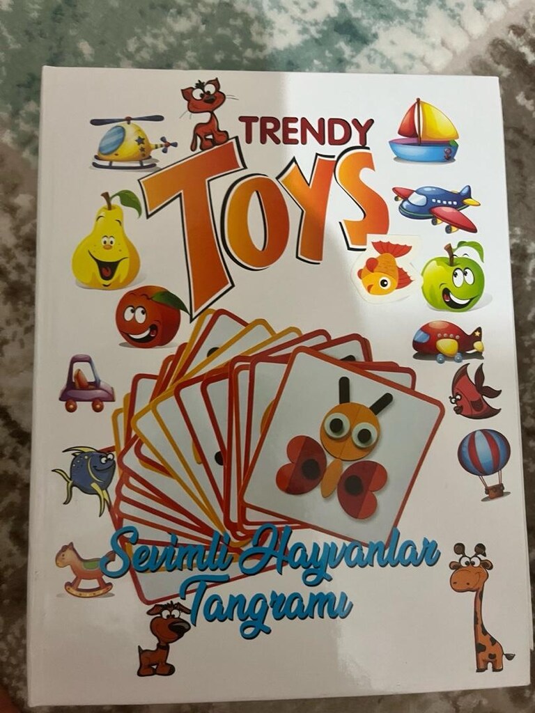 sevimli hayvanlar tangramı(ahşap)