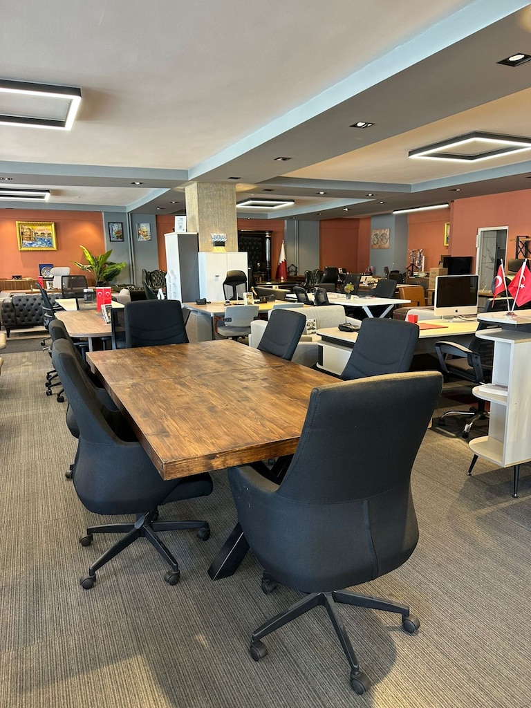 KLAS OFİS ÜSKÜDAR 250x120 ORİJİNAL MASİF TOPLANTI MASASI - 2