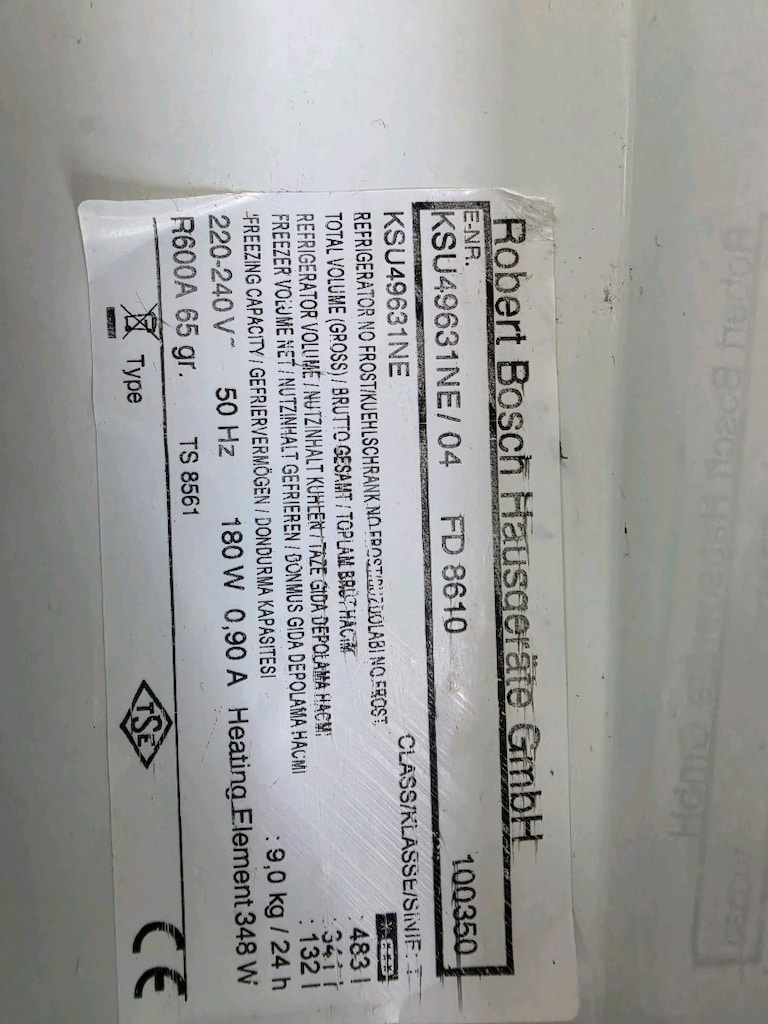Bosch Siemens KSU49631NE Buzdolabı Kapı Şişelik Rafı - Orijinal Temiz - 5