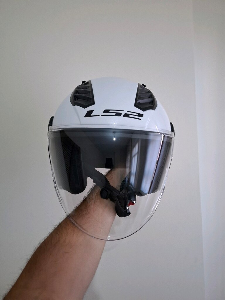 2 Günlük Ls2 Airflow 2 Yarım Açık Yazlık Motorcu Kaskı L Beden - 3