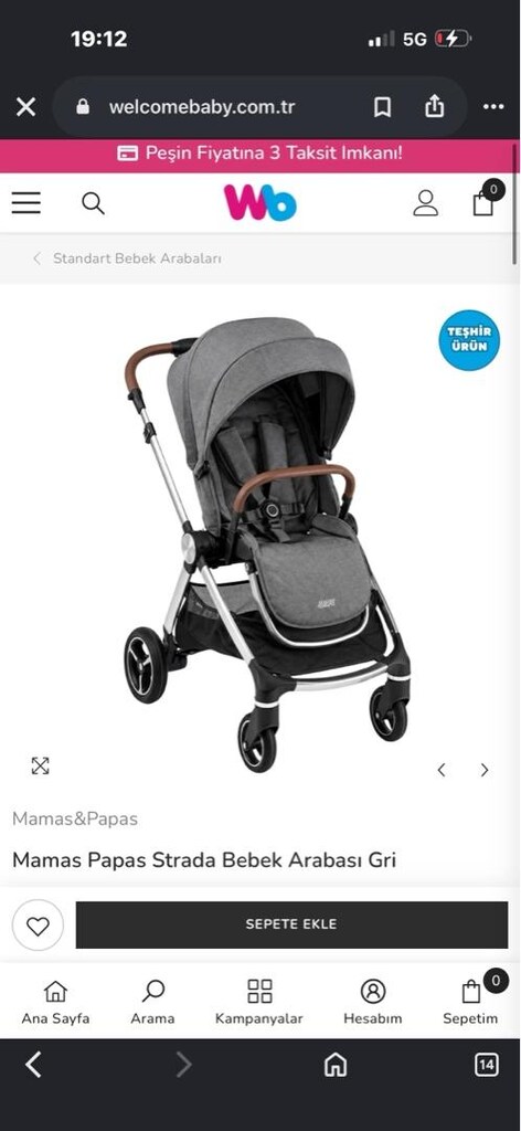Bebek arabası mamas papas - 2