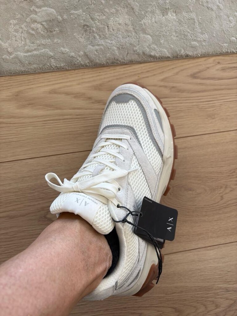 ARMANI EXCHANGE MESH SNEAKER - 10