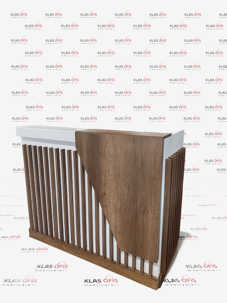 KLAS OFİS ÜSKÜDAR 140x65 BEYAZ BAROK DANIŞMAN MASASI SIFIR - 3
