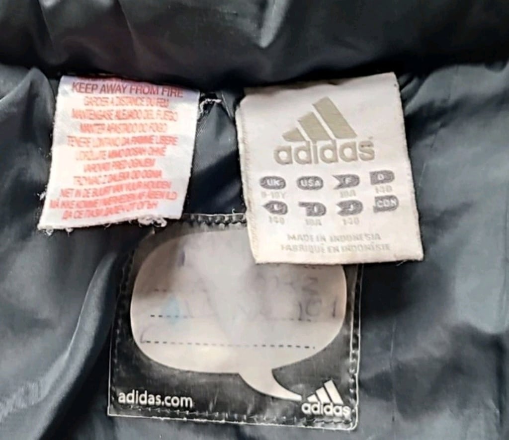 Orjinal Adidas kapşonlu şişme çeket 9 - 10 yaş - 2