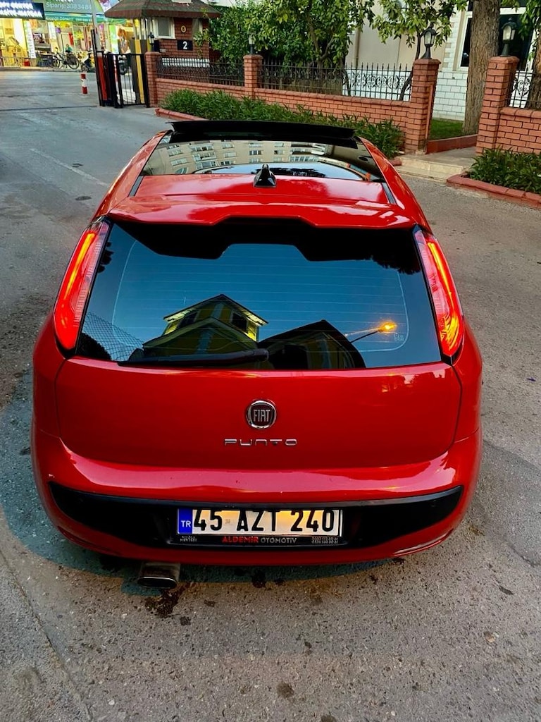 2012 model 1.4 makyajlı kasa Cam tavan Egzotik Kırmızı Punto - 5