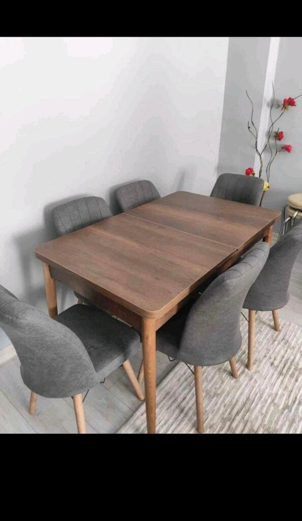 6 kişilik masa sandalye - 3