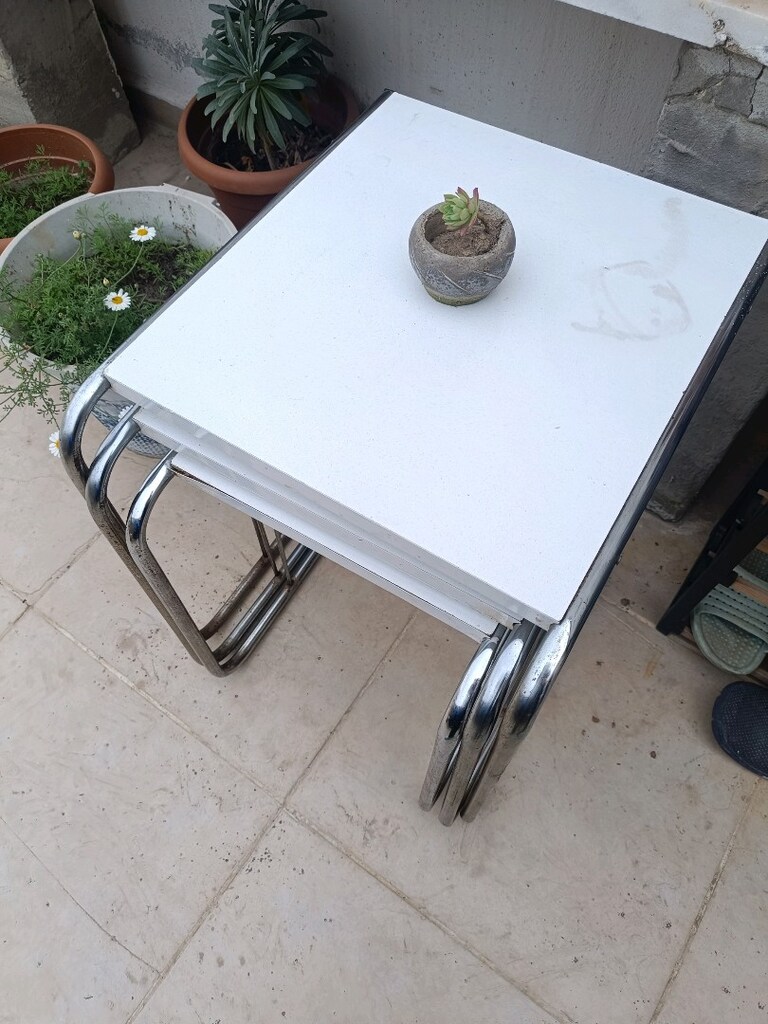 Beyaz Sehpa Takımı 3 lu - 6