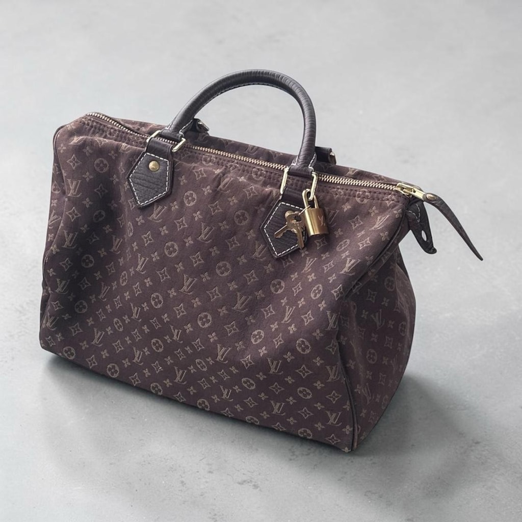 Louis Vuitton mini lin Speedy 30. - 9