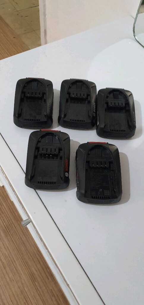 bosch şarjlı matkap pilleri 18 volt 2.5 amper sağlam sıfır gibi yer - 6