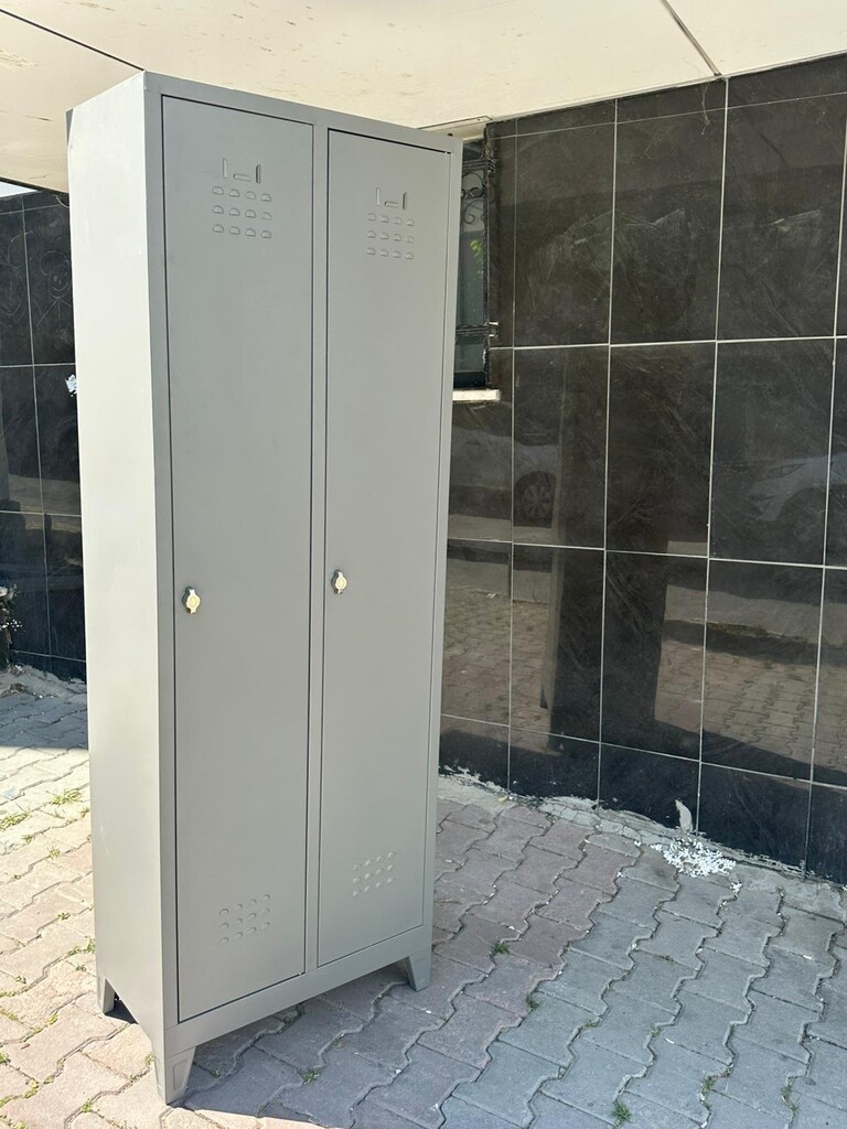 Okul Personeli İçin Uygun 2 Kapaklı Soyunma Dolabı - 2
