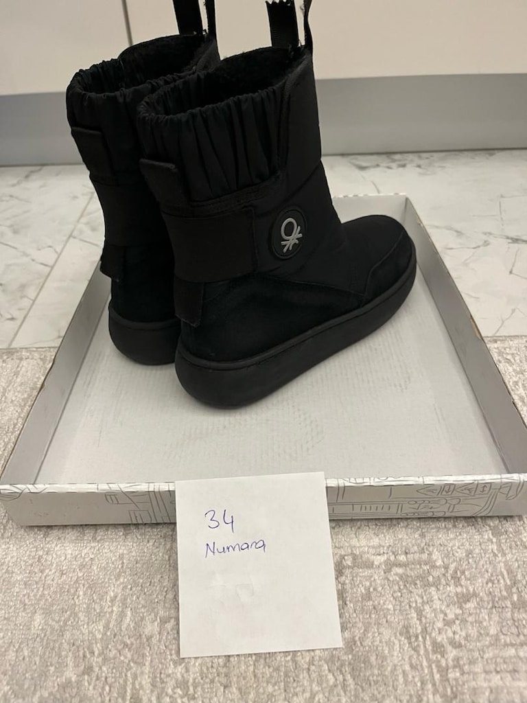 34 numara benetton kız çocuk botu - 4