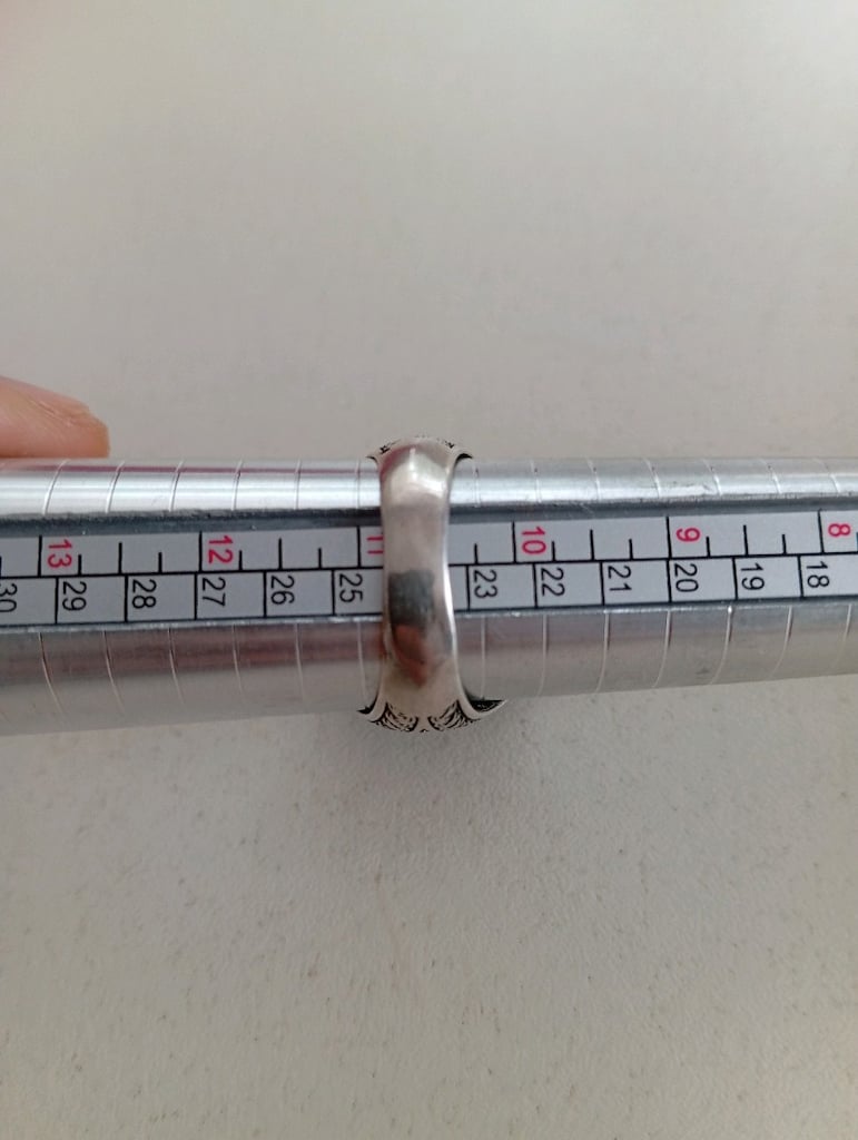 Siyah taşlı 925 ayar gümüş yüzük - 6