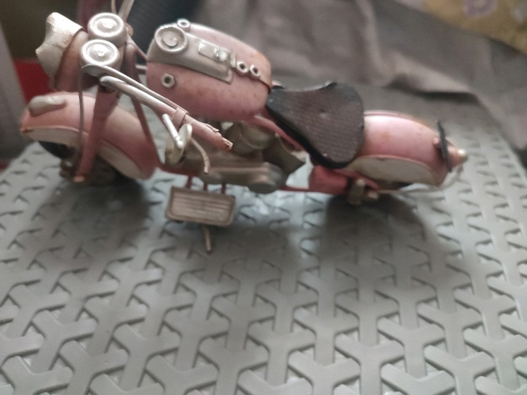dekoratif metal motor - 4