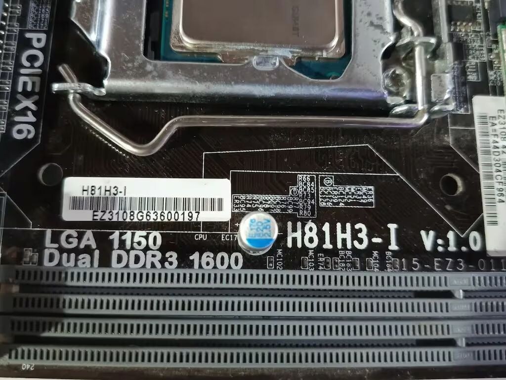 ECS H81H3-I Mini-ITX Anakart + i3 4160 İŞLEMCİ SET LGA 1150 PİN - 3