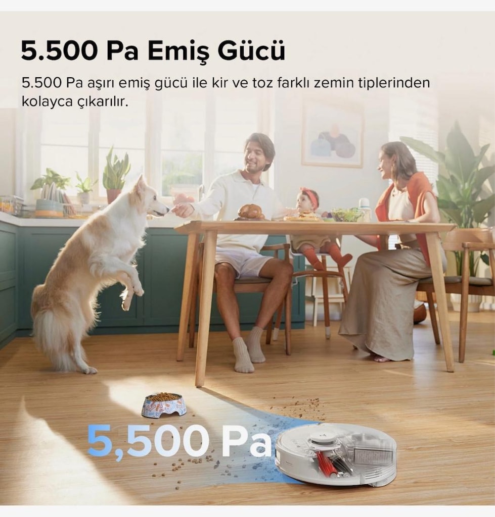 Roborock q8 max Robot süpürge Yepyeni Alalı 15 gün oldu Fırsat - 5