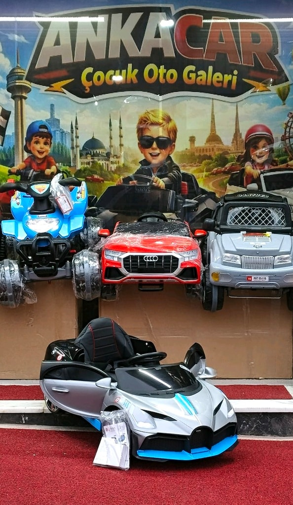 TÜM KREDİ KARTLARINA VADE FARKSIZ 3 TAKSİT SIFIR BUGATTİ AKÜLÜ ARABA - 6