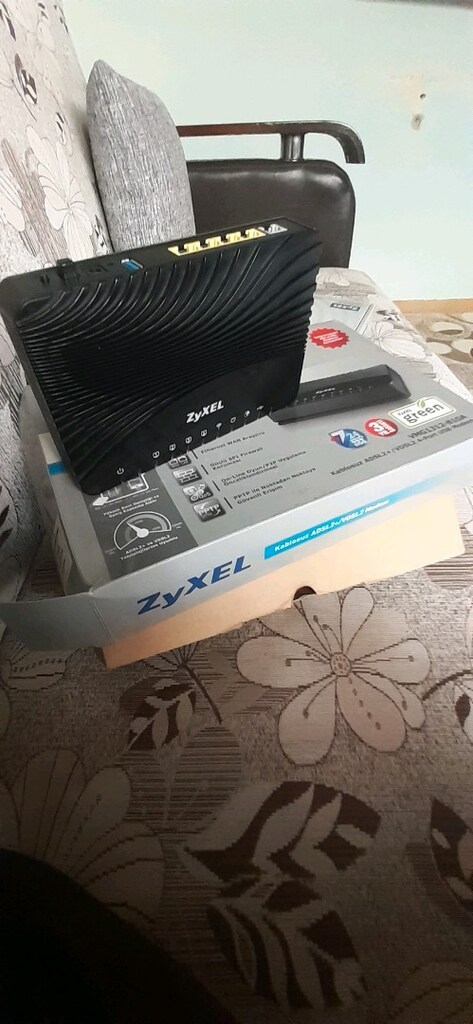 zyxel tertemiz modem - 3
