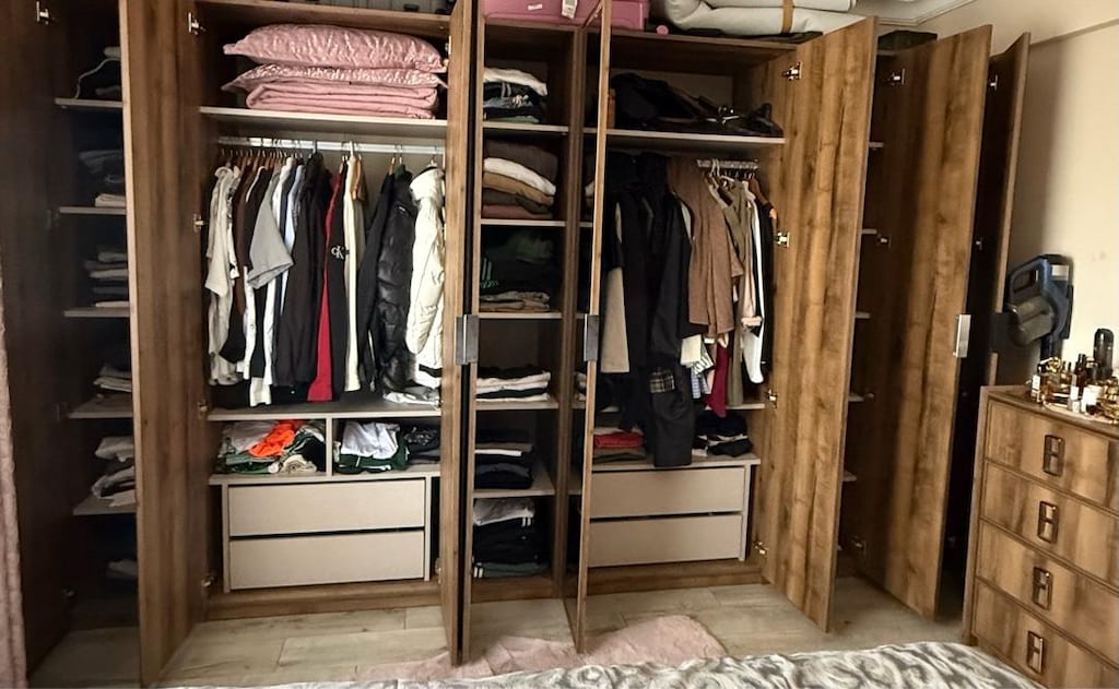 7 kapaklı komple yatak odası takımı. 3 yıllık yeni model. - 2
