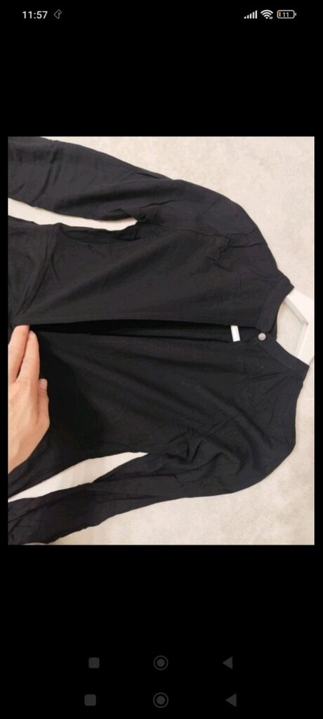 SİYAH SIRT DEKOLTE midi viskon zarif elbise ZARA MNG H&M dizalti ofis - 4