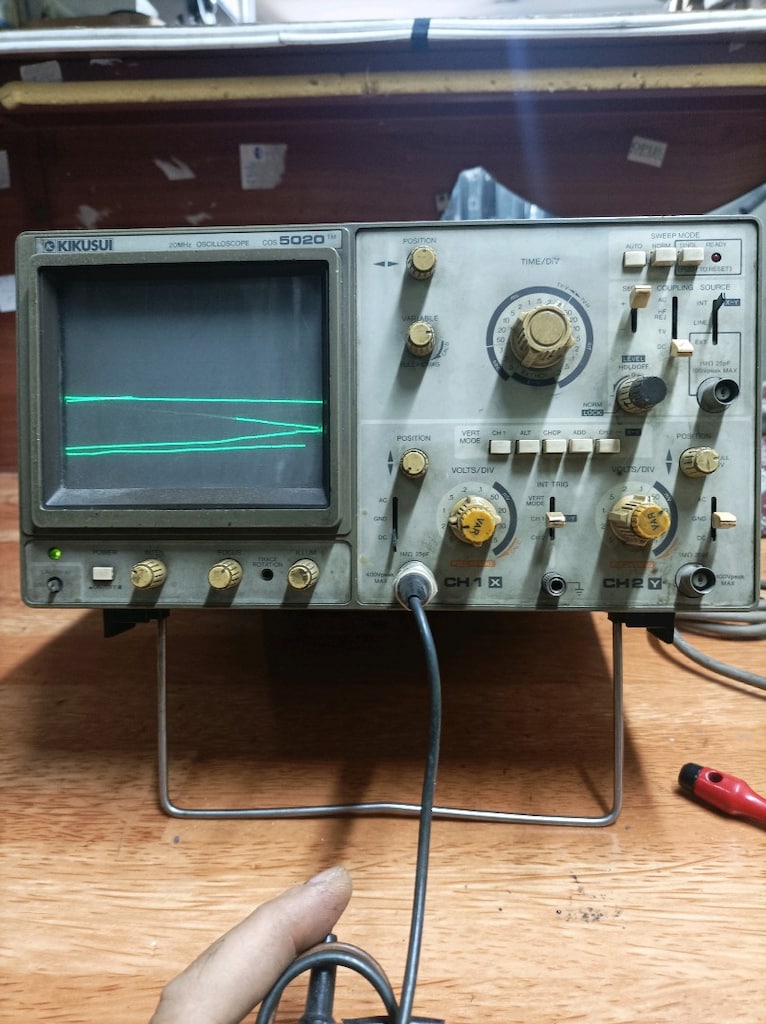 Osilaskop Kikusui Cos5020 marka 20mhz - 2