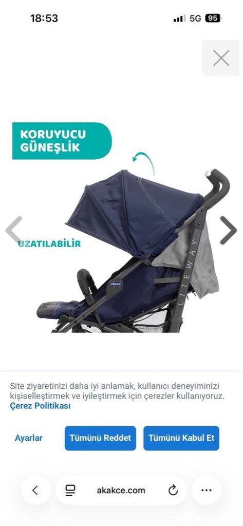 Chicco Liteway Baston Bebek Arabısı (sıfır gibi) - 10